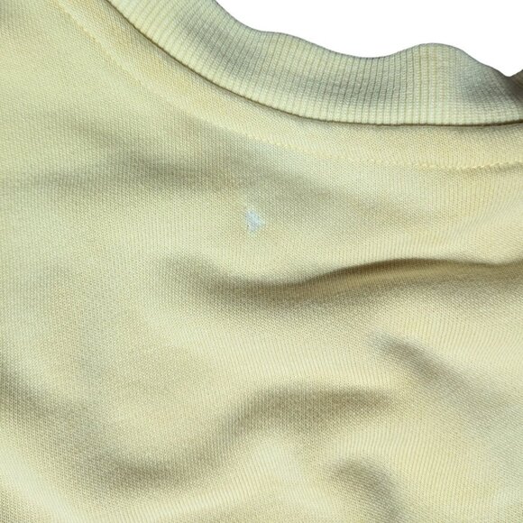 H&M Pastel Yellow Crew Neck Long Sleeve (Wom XS) with Shorts  (Wom S) Pajama Set - Picture 11 of 11